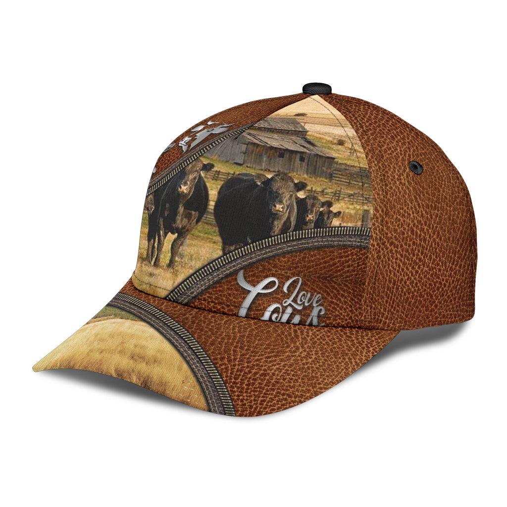 Cow Classic Cap, Gift for Farmers, Cow Lovers, Chicken Lovers Trucker Hats Custom Hats Gifts For Men & Women