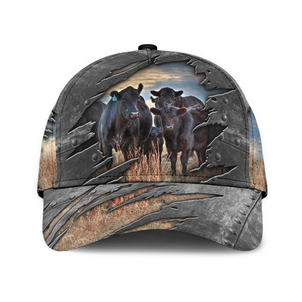 Cow Classic Cap, Gift for Farmers, Cow Lovers, Chicken Lovers Trucker Hats Custom Hats Gifts For Men & Women