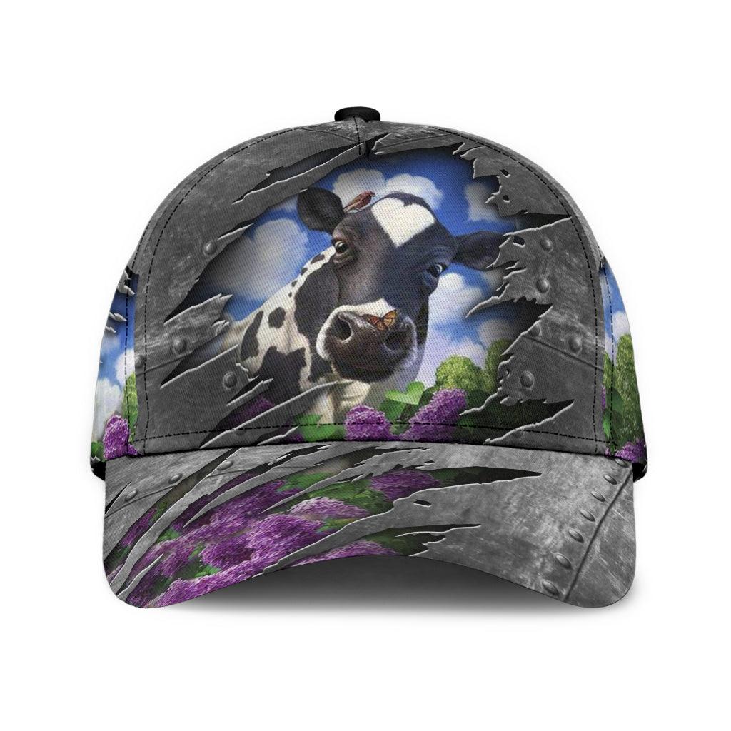 Cow Classic Cap, Gift for Farmers, Cow Lovers, Chicken Lovers Trucker Hats Custom Hats Gifts For Men & Women