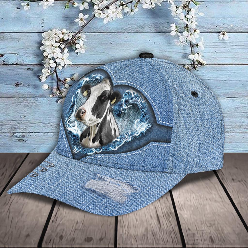 Cow Classic Cap, Gift for Farmers, Cow Lovers, Chicken Lovers Trucker Hats Custom Hats Gifts For Men & Women