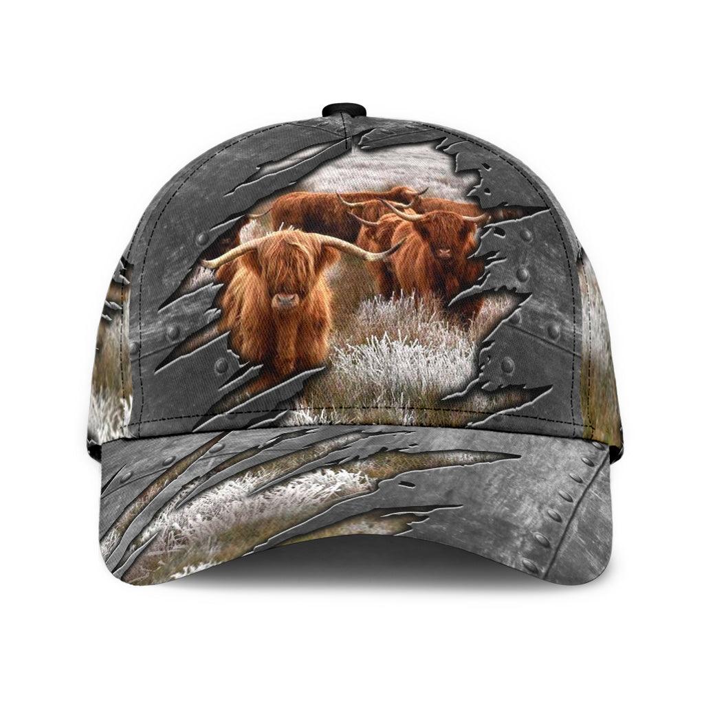 Cow Classic Cap, Gift for Farmers, Cow Lovers, Chicken Lovers Trucker Hats Custom Hats Gifts For Men & Women