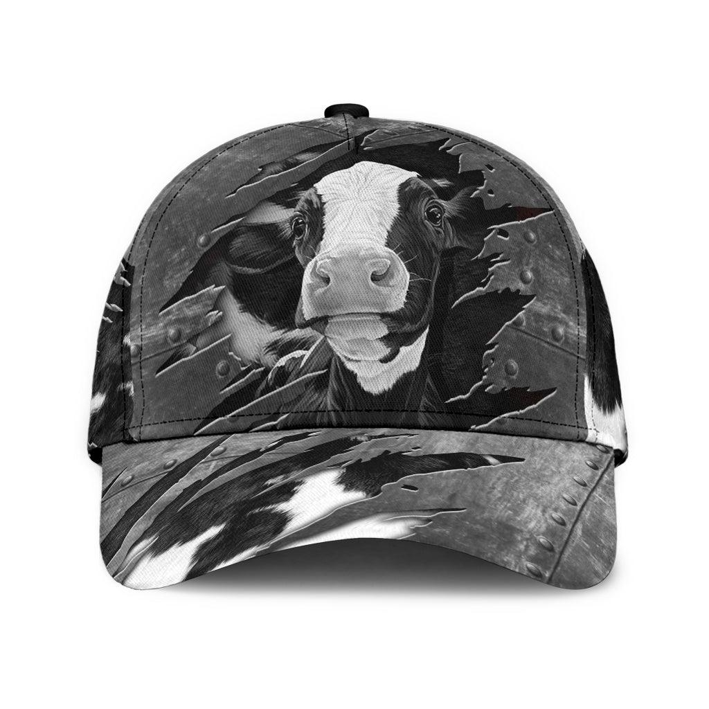 Cow Classic Cap, Gift for Farmers, Cow Lovers, Chicken Lovers Trucker Hats Custom Hats Gifts For Men & Women