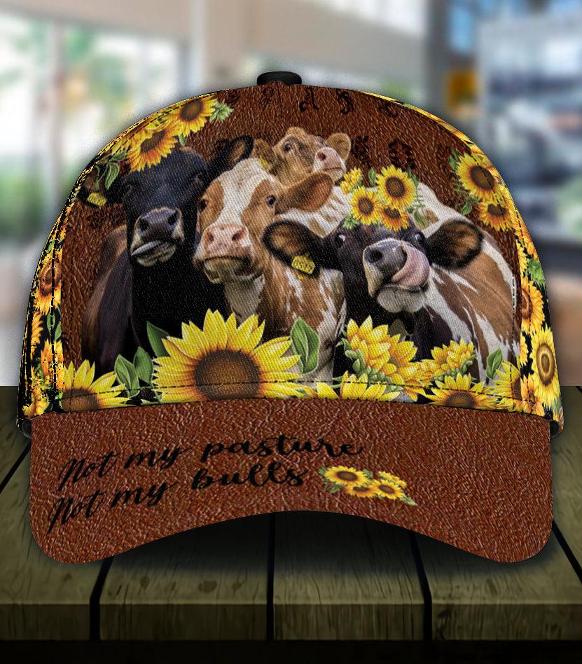 Cow Classic Cap, Gift for Farmers, Cow Lovers, Chicken Lovers Trucker Hats Custom Hats Gifts For Men & Women