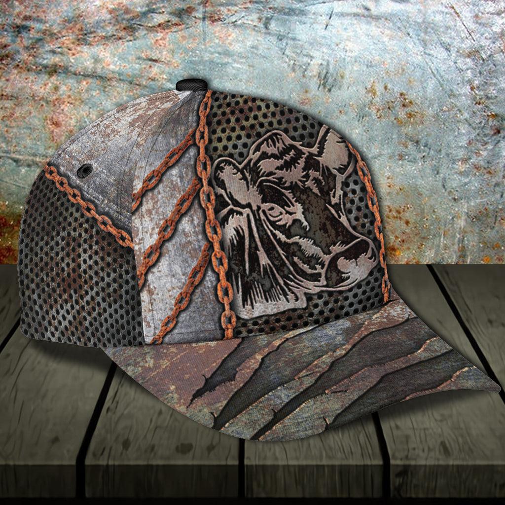 Cow Classic Cap, Gift for Farmers, Cow Lovers, Chicken Lovers Trucker Hats Custom Hats Gifts For Men & Women