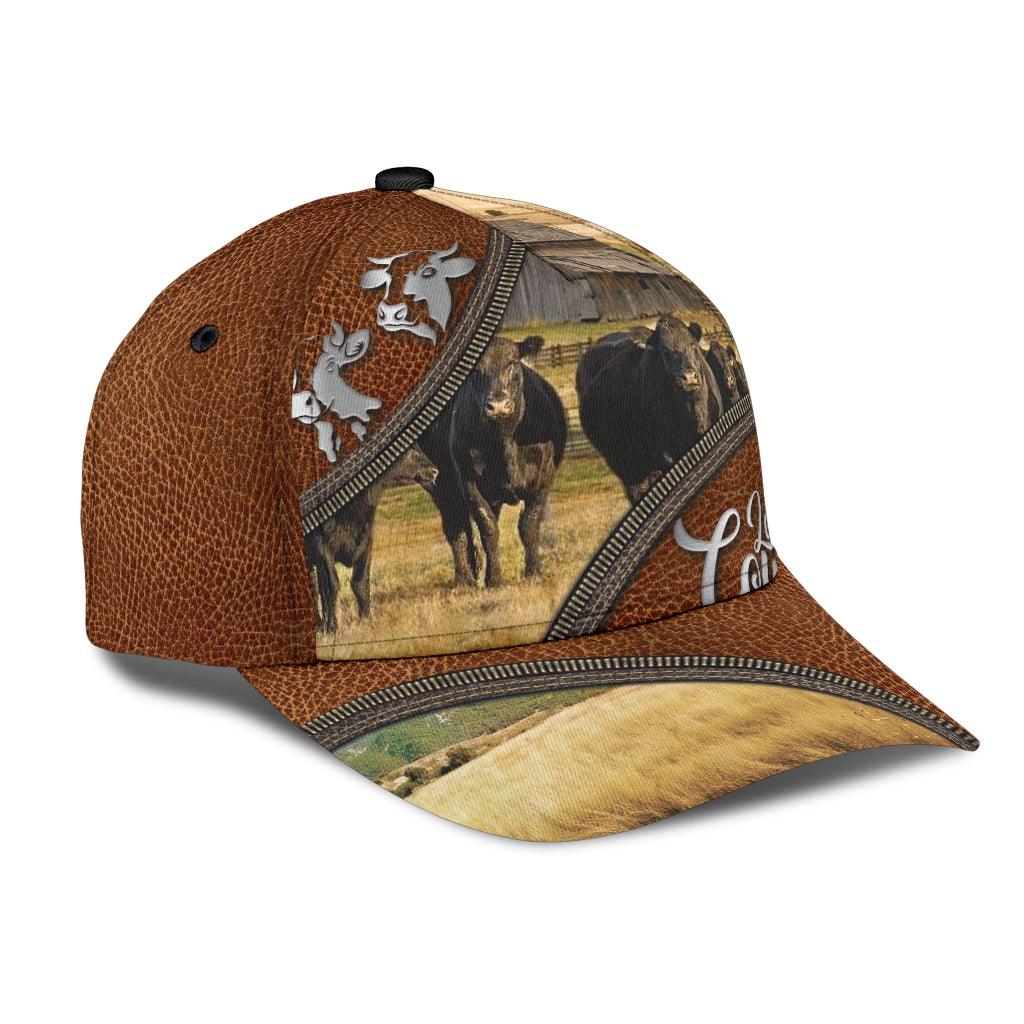 Cow Classic Cap, Gift for Farmers, Cow Lovers, Chicken Lovers Trucker Hats Custom Hats Gifts For Men & Women