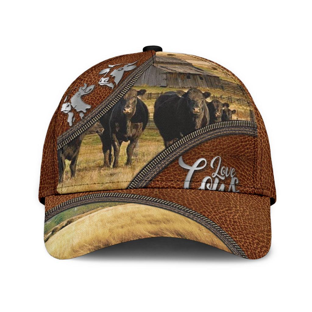 Cow Classic Cap, Gift for Farmers, Cow Lovers, Chicken Lovers Trucker Hats Custom Hats Gifts For Men & Women