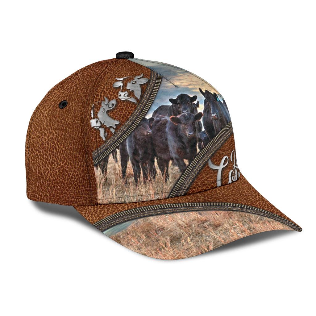 Cow Classic Cap, Gift for Farmers, Cow Lovers, Chicken Lovers Trucker Hats Custom Hats Gifts For Men & Women