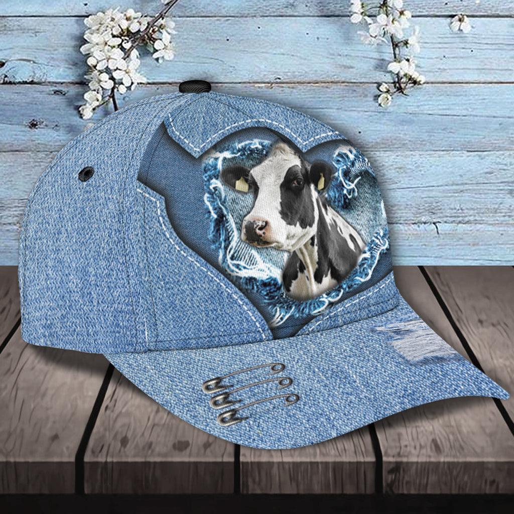 Cow Classic Cap, Gift for Farmers, Cow Lovers, Chicken Lovers Trucker Hats Custom Hats Gifts For Men & Women