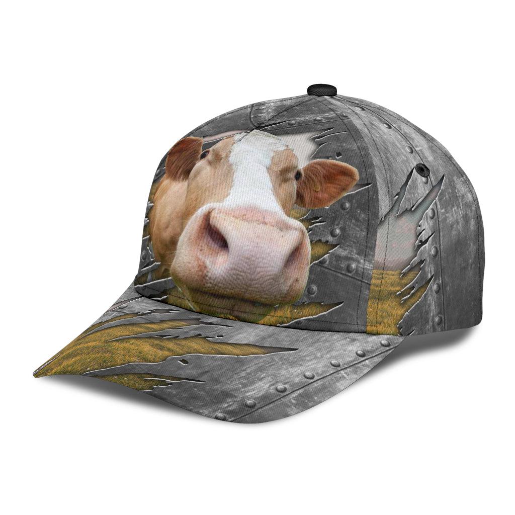 Cow Classic Cap, Gift for Farmers, Cow Lovers, Chicken Lovers Trucker Hats Custom Hats Gifts For Men & Women