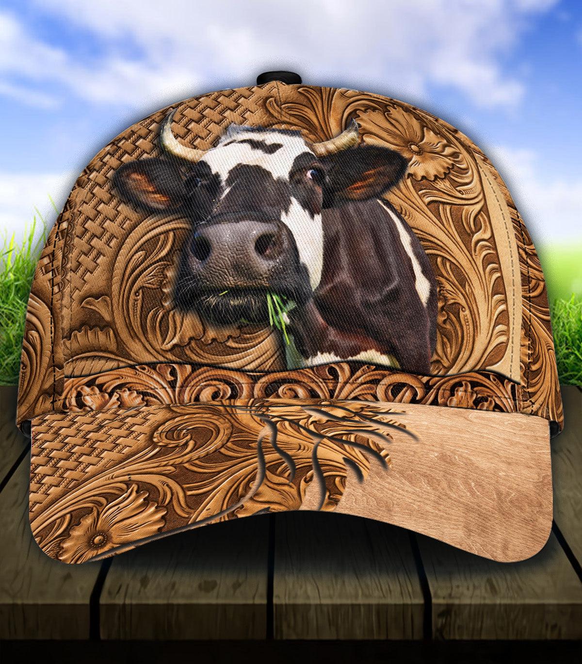 Cow Classic Cap, Gift for Farmers, Cow Lovers, Chicken Lovers Trucker Hats Custom Hats Gifts For Men & Women