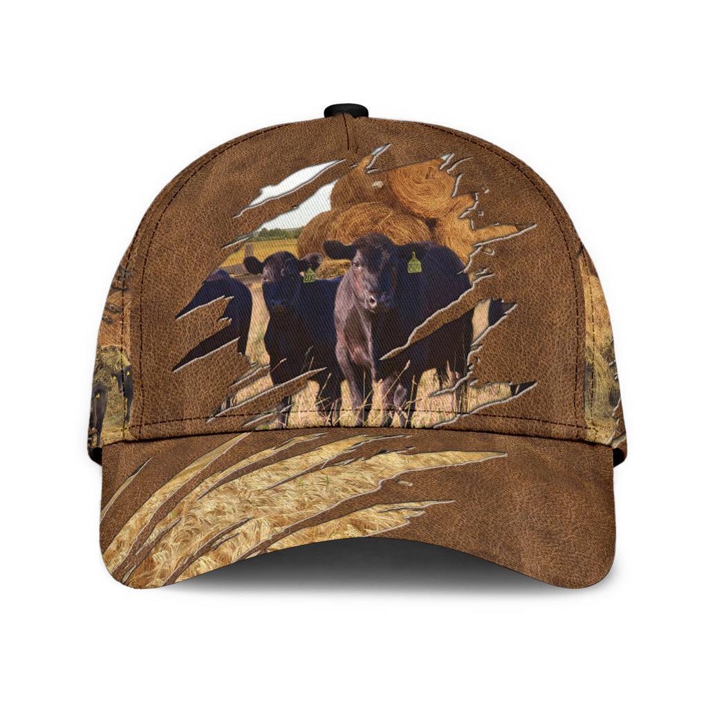 Cow Classic Cap, Gift for Farmers, Cow Lovers, Chicken Lovers Trucker Hats Custom Hats Gifts For Men & Women