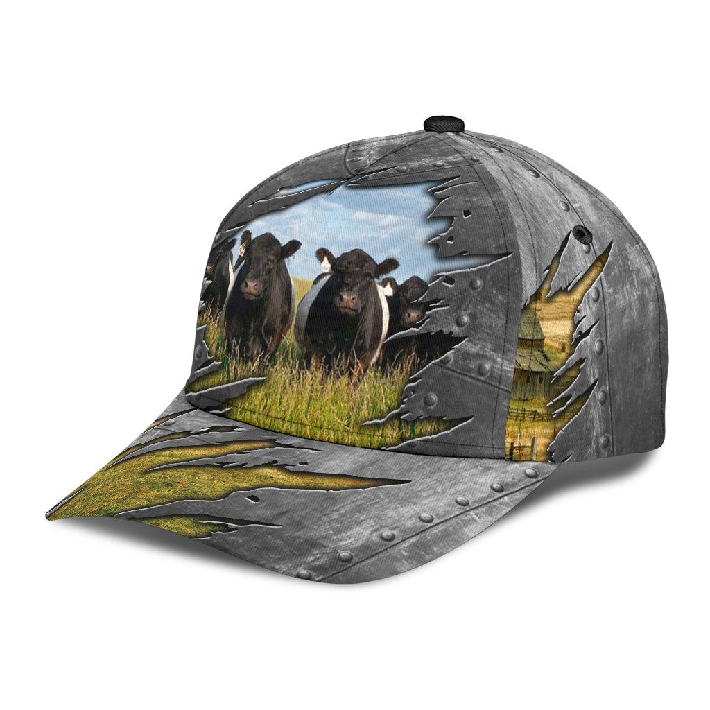 Cow Classic Cap, Gift for Farmers, Cow Lovers, Chicken Lovers Trucker Hats Custom Hats Gifts For Men & Women