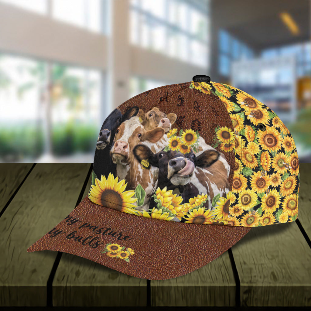 Cow Classic Cap, Gift for Farmers, Cow Lovers, Chicken Lovers Trucker Hats Custom Hats Gifts For Men & Women