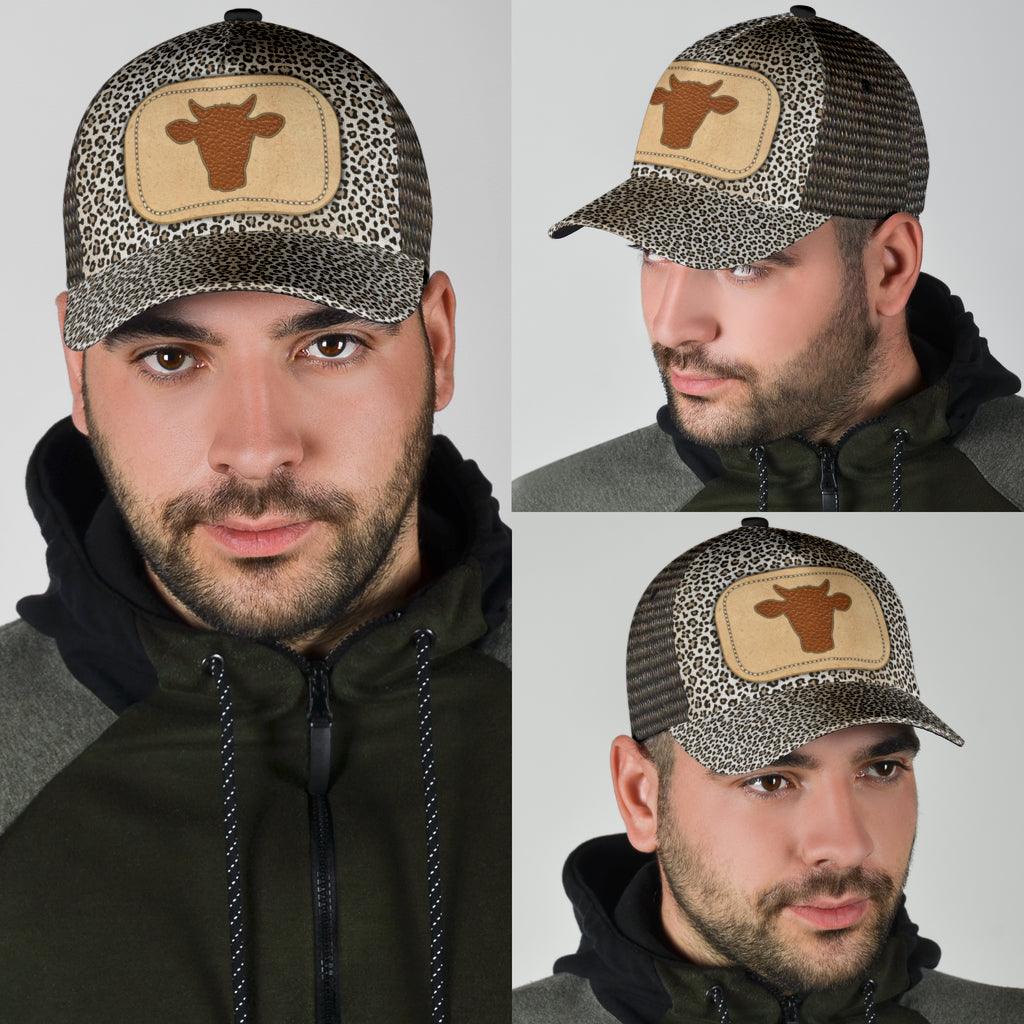 Cow Classic Cap, Gift for Farmers, Cow Lovers, Chicken Lovers Trucker Hats Custom Hats Gifts For Men & Women