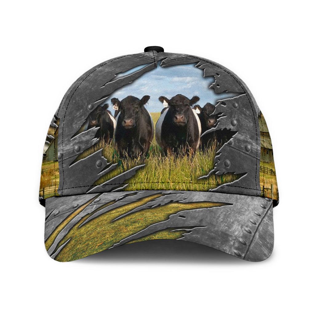 Cow Classic Cap, Gift for Farmers, Cow Lovers, Chicken Lovers Trucker Hats Custom Hats Gifts For Men & Women