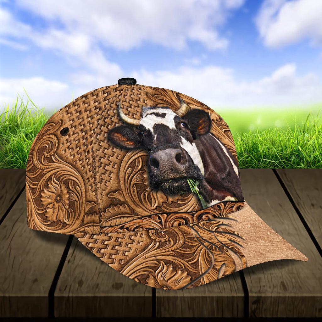 Cow Classic Cap, Gift for Farmers, Cow Lovers, Chicken Lovers Trucker Hats Custom Hats Gifts For Men & Women