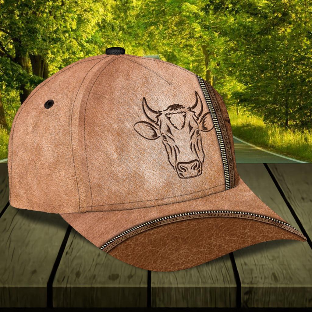 Cow Classic Cap, Gift for Farmers, Cow Lovers, Chicken Lovers Trucker Hats Custom Hats Gifts For Men & Women