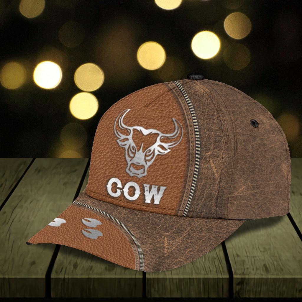 Cow Classic Cap, Gift for Farmers, Cow Lovers, Chicken Lovers Trucker Hats Custom Hats Gifts For Men & Women