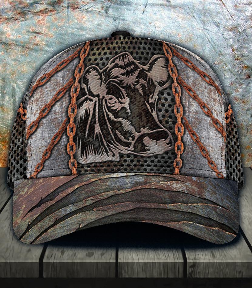 Cow Classic Cap, Gift for Farmers, Cow Lovers, Chicken Lovers Trucker Hats Custom Hats Gifts For Men & Women