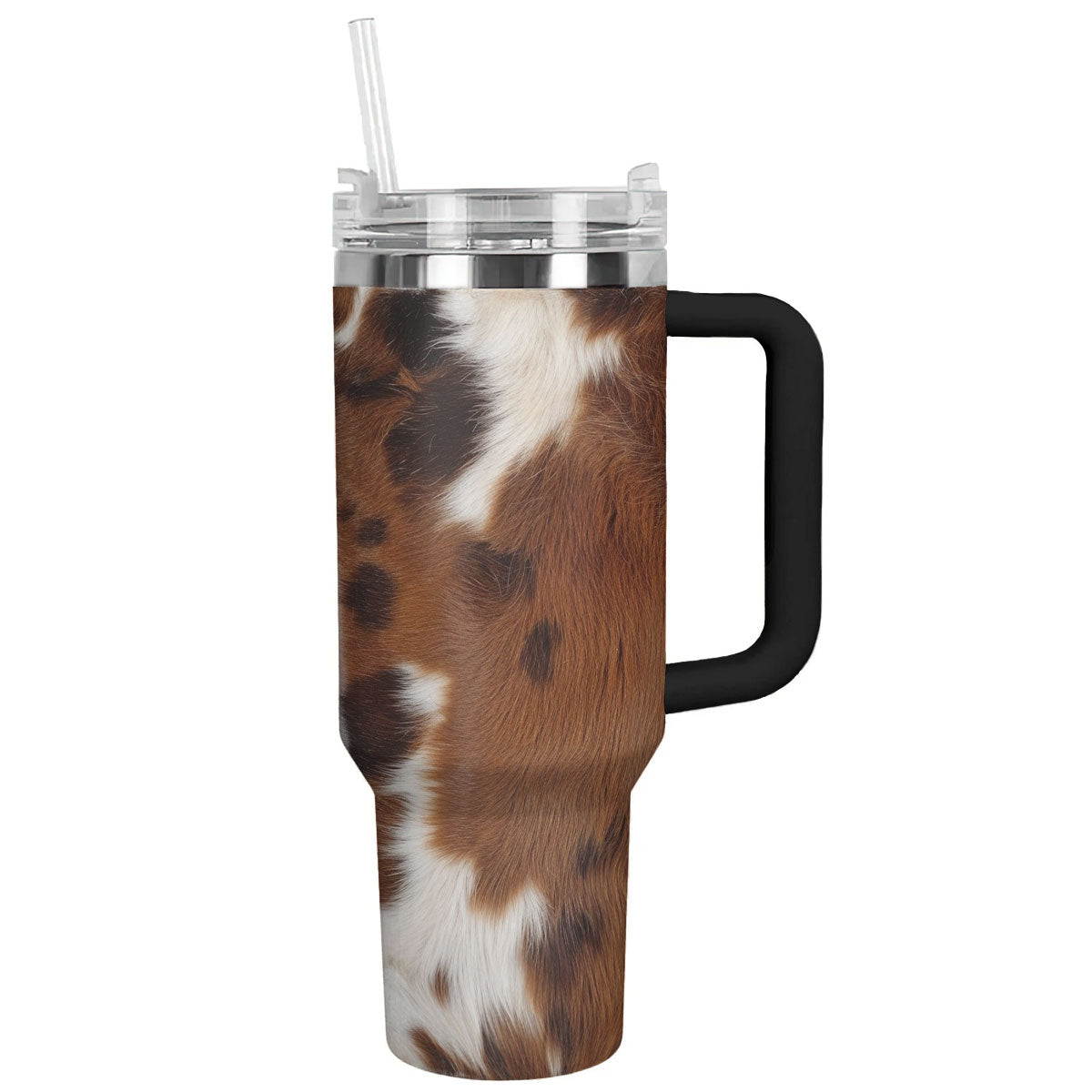 Cow Cowhide Custom Stanley Cup 40 oz 30 oz Tumbler With HandleTVC2301781