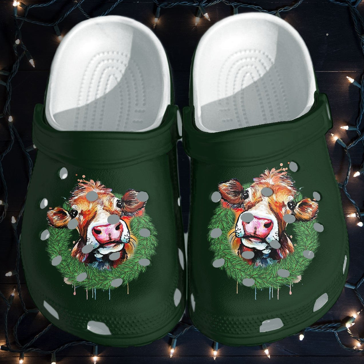 Cow Face Farm Life Custom Shoes Clogs For Stepdaughter Birthday Gifts