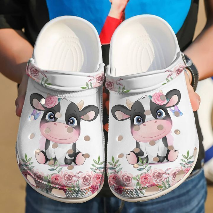 Cow Floral Classic Clogs Shoes