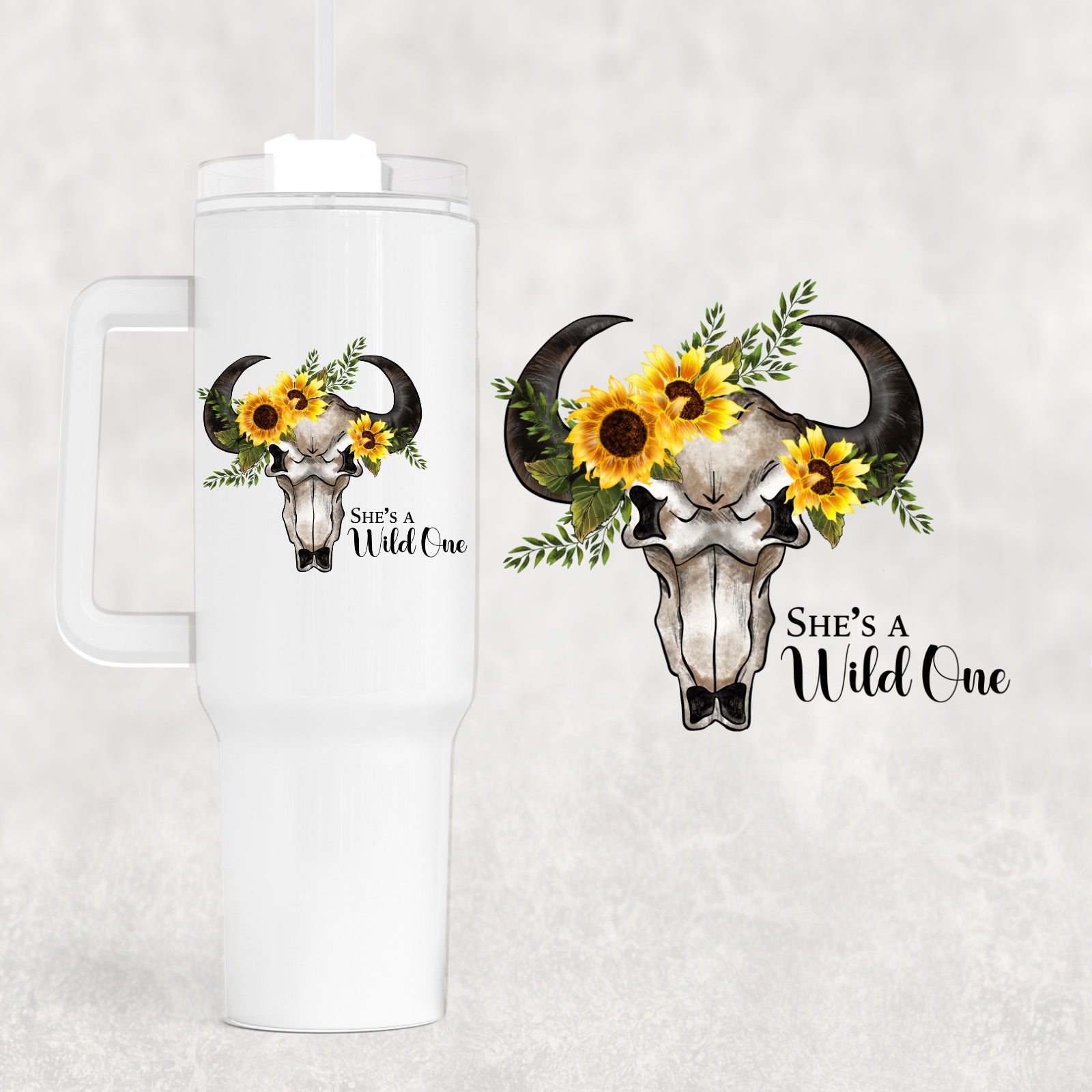 Cow Flower Custom Stanley Cup 40 oz 30 oz Tumbler With HandleTVC2301747