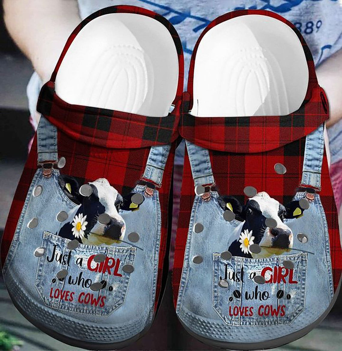 Cow Girl Farmer Crocband clogs