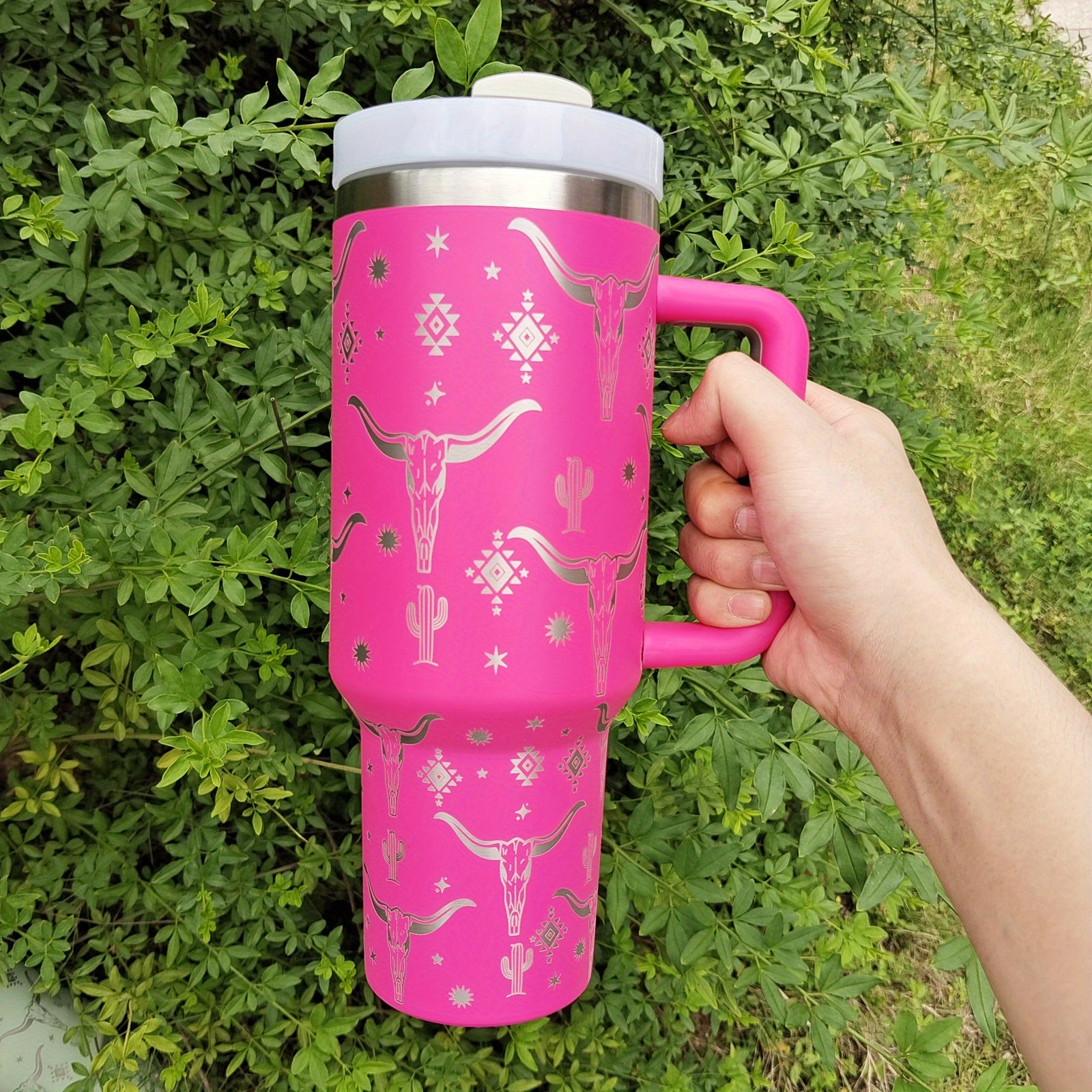 Cow Head Pattern Custom Stanley Cup 40 oz 30 oz Tumbler With HandleTVC2301653