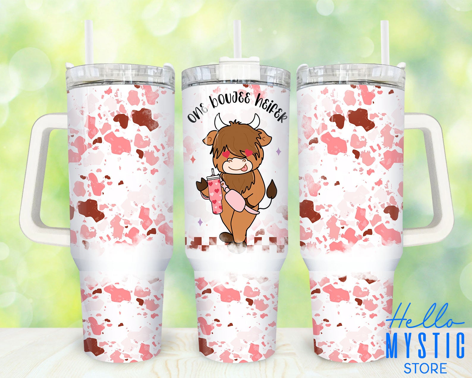 Cow Heifer Custom Stanley Cup 40 oz 30 oz Tumbler With HandleTVC2301916