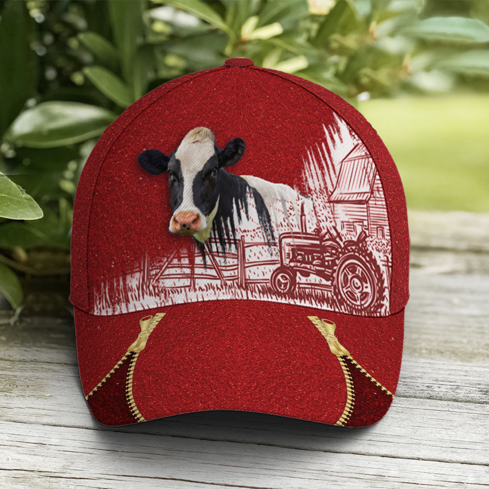 Cow On The Farm Rad Classic Cap Trucker Hats Custom Hats Gifts For Men & Women