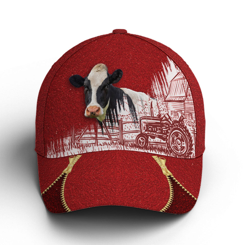 Cow On The Farm Rad Classic Cap Trucker Hats Custom Hats Gifts For Men & Women