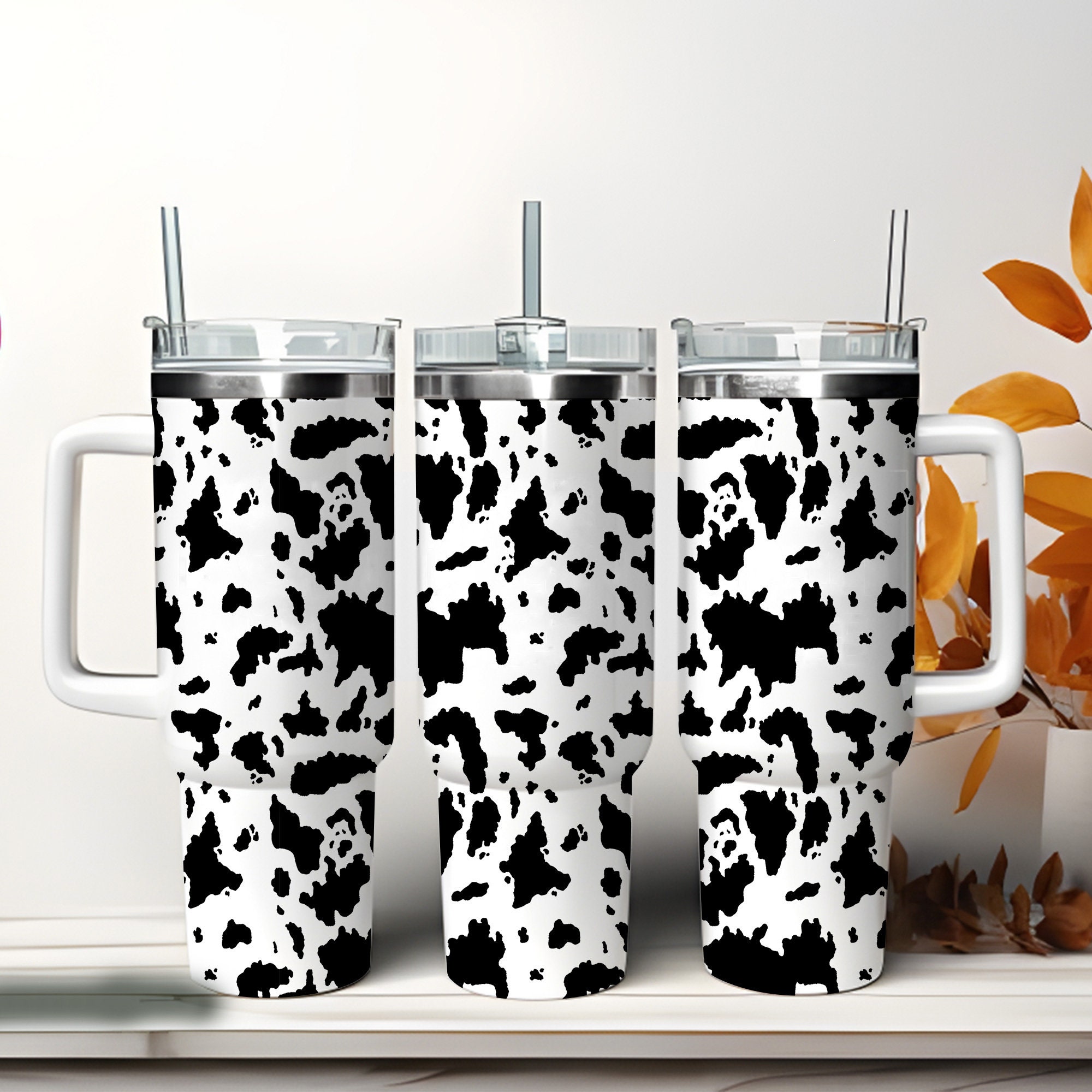 Cow Print Custom Stanley Cup 40 oz 30 oz Tumbler With HandleTVC2301973
