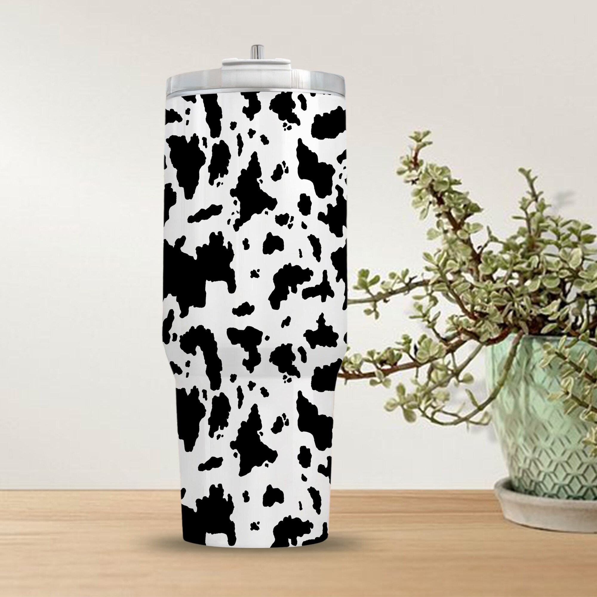 Cow Print Custom Stanley Cup 40 oz 30 oz Tumbler With HandleTVC2301973 - Image 4