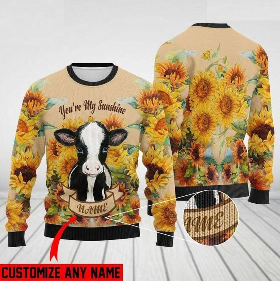 Cow Ugly Christmas Sweaters, Christmas Cow Sweater