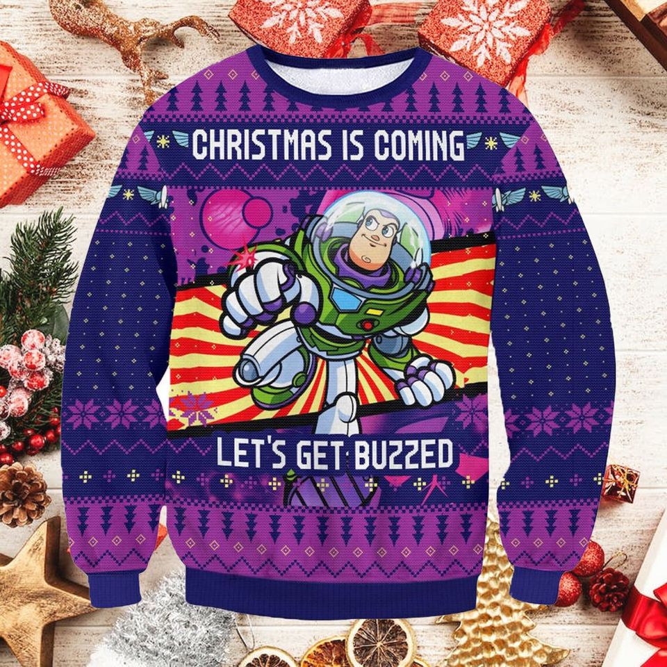 Cowboy And Space Hero Toy Ugly 3D Shirt, Toy Movie Xmas Outfit, Ugly Christmas Sweater, Xmas Sweatshirt, Christmas Gift