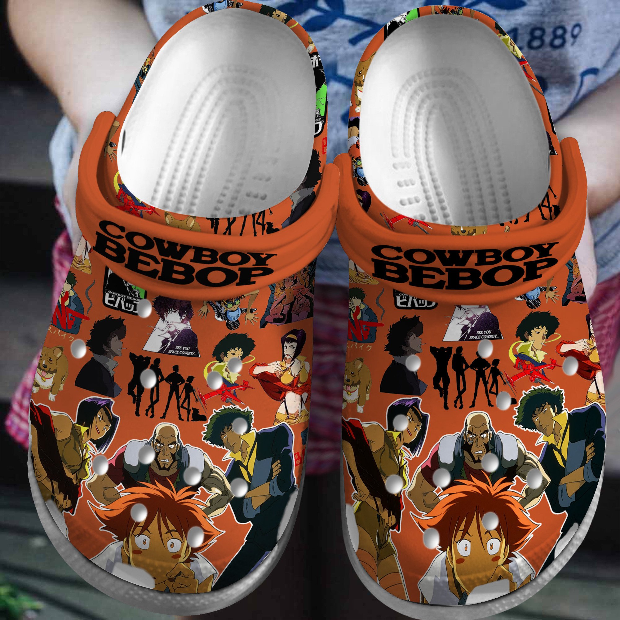 Cowboy Bebop TV Series Crocs Crocband Clogs Shoes Comfortable For Men Women and Kids