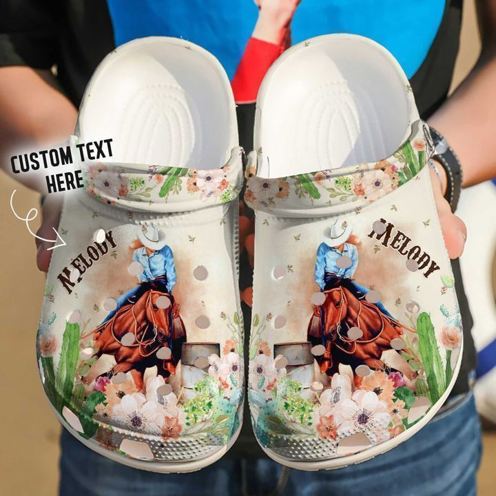 Cowgirl Personalized Up Classic Clogs Shoes
