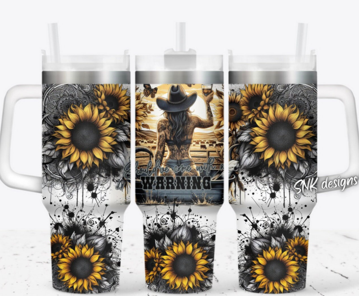 Cowgirl Tattoo Custom Stanley Cup 40 oz 30 oz Tumbler With HandleTVC2301707