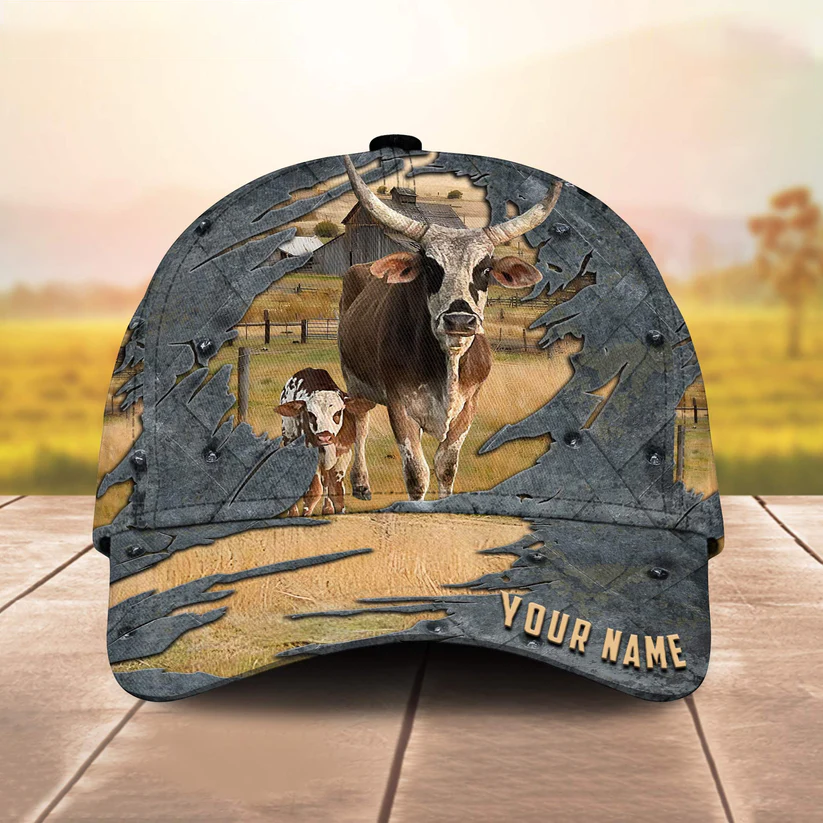 Cows Customized Name Cap 1 Trucker Hats Custom Hats Gifts For Men & Women
