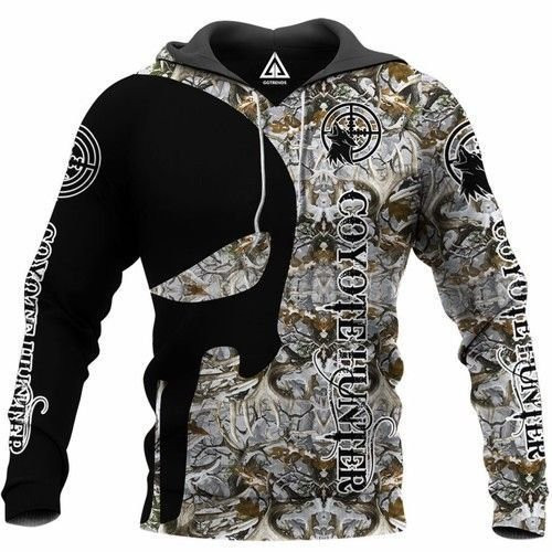 Coyote Hunter 3D All Over Print Hoodie, Zip Hoodie