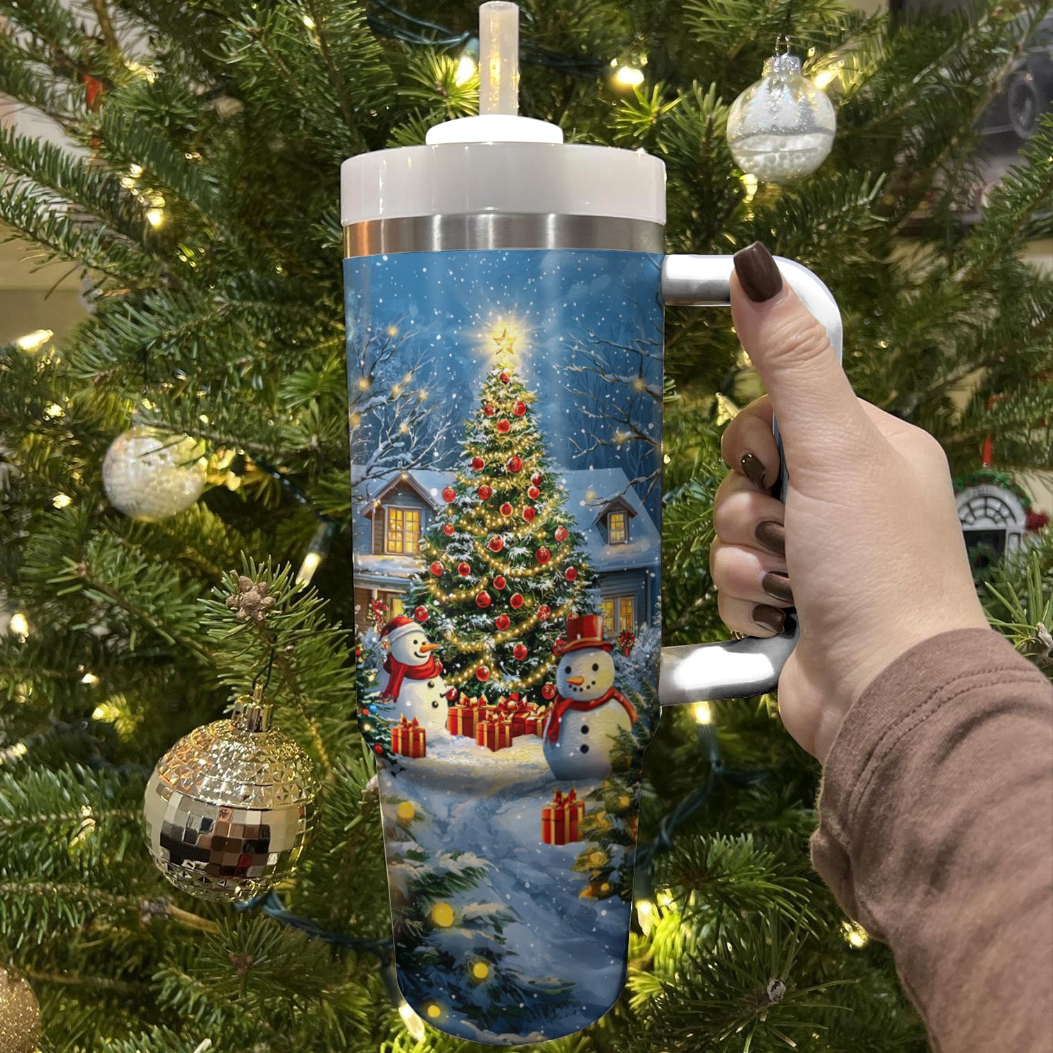 Cozy Christmas Holiday Custom Stanley Cup 40 oz 30 oz Tumbler With HandleTVC2301496 - Image 2