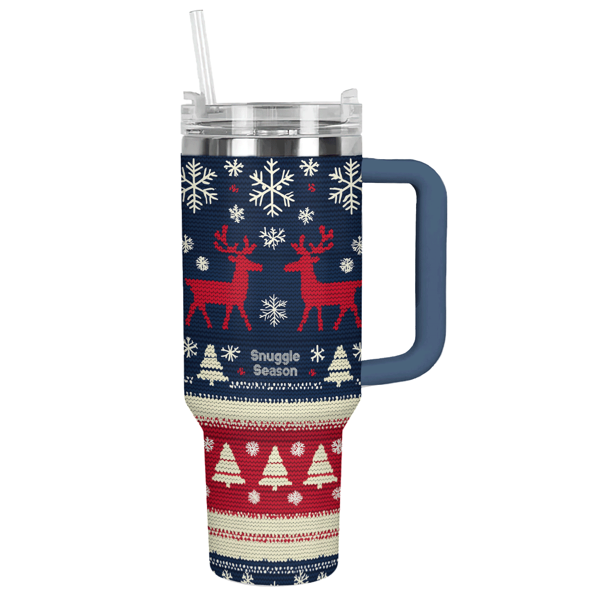 Cozy Christmas Knit Custom Stanley Cup 40 oz 30 oz Tumbler With HandleTVC2301500