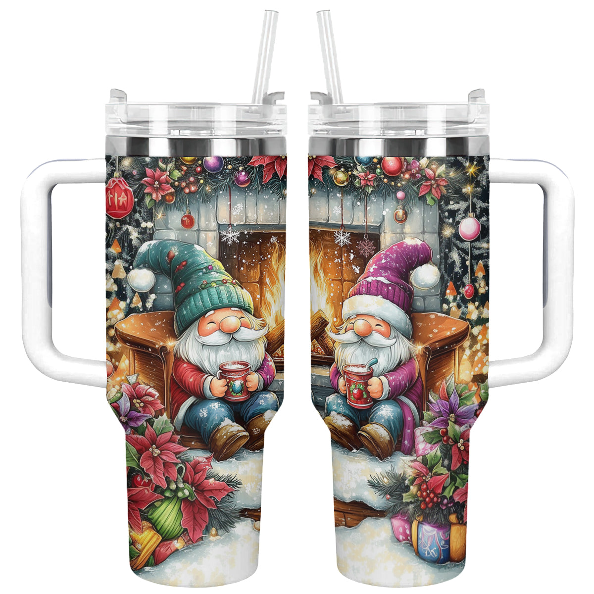 Cozy Gnome Christmas Custom Stanley Cup 40 oz 30 oz Tumbler With HandleTVC2301501
