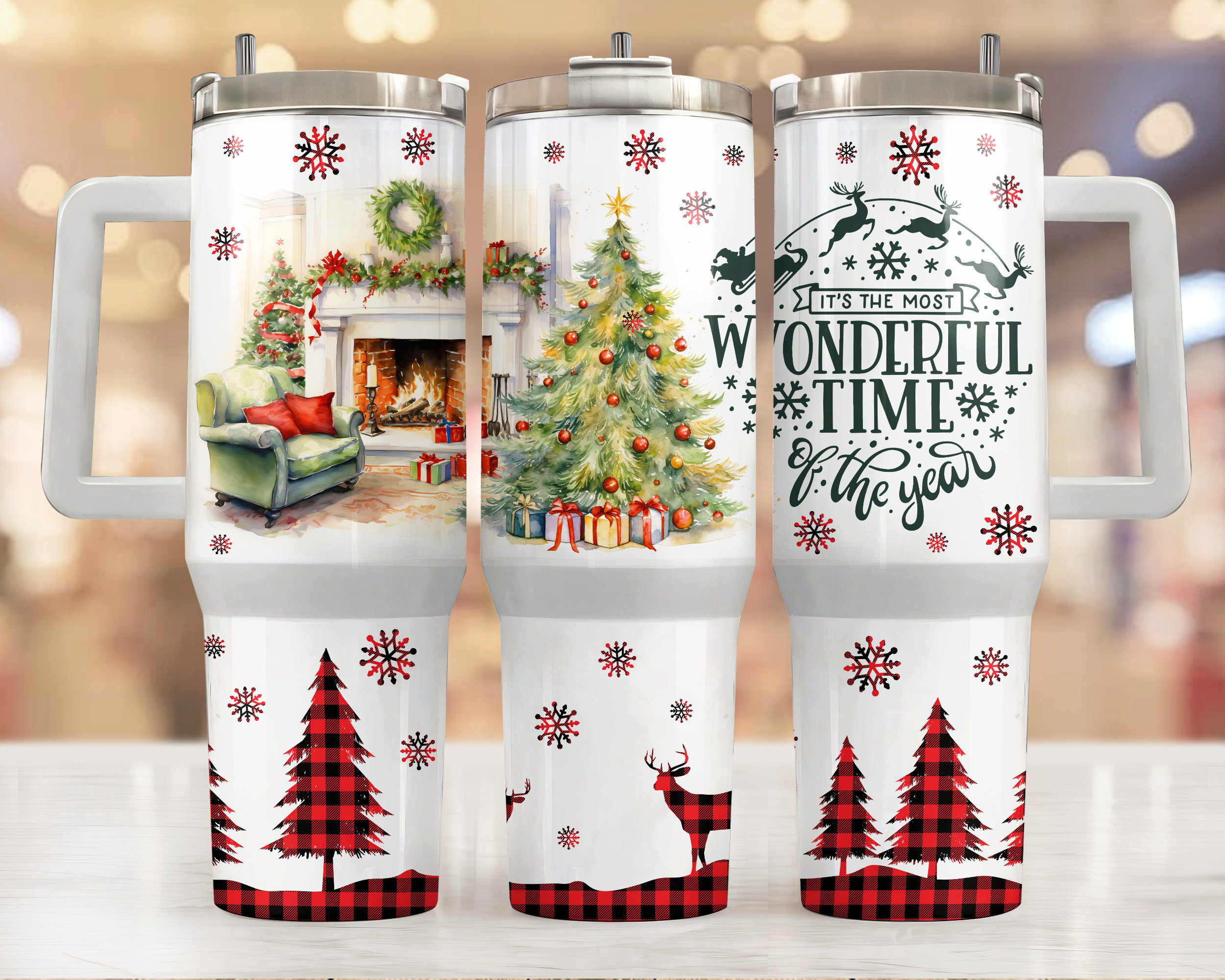 Cozy House Christmas Gifts Custom Stanley Cup 40 oz 30 oz Tumbler With HandleTVC2301956