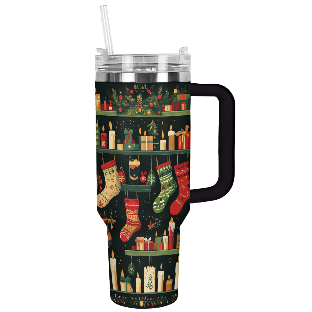 Cozy Stocking Christmas Custom Stanley Cup 40 oz 30 oz Tumbler With HandleTVC2301500