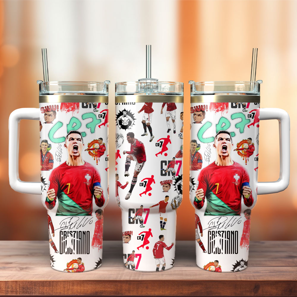 CR7 Ronaldo Soccer Custom Stanley Cup 40 oz 30 oz Tumbler With HandleTVC2301984