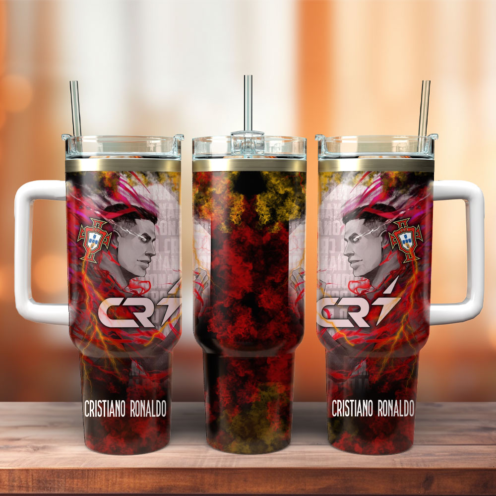 CR7 Ronaldo Soccer Custom Stanley Cup 40 oz 30 oz Tumbler With HandleTVC2301984