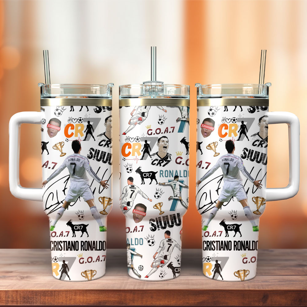 CR7 Ronaldo Soccer Custom Stanley Cup 40 oz 30 oz Tumbler With HandleTVC2301984