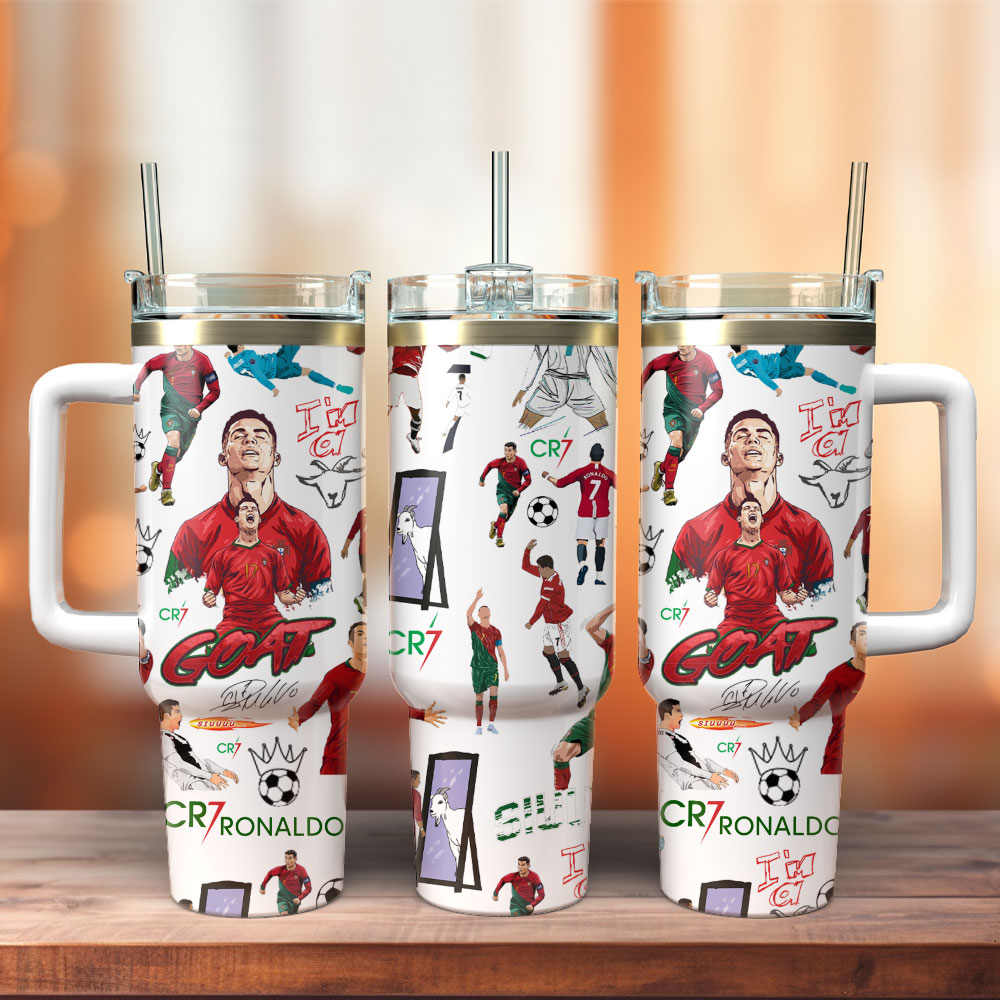 CR7 Ronaldo Soccer Custom Stanley Cup 40 oz 30 oz Tumbler With HandleTVC2301984